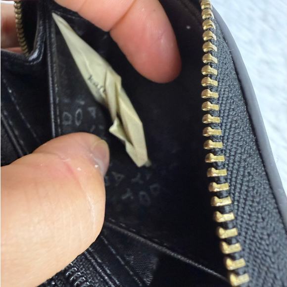 Kate Spade New York  Black Zip Around Wallet - Picture 7 of 11